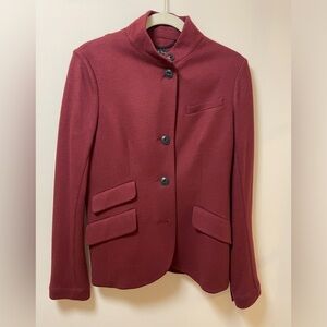 Rag & Bone The Evening Jacket in Burgundy/Maroon Size 8